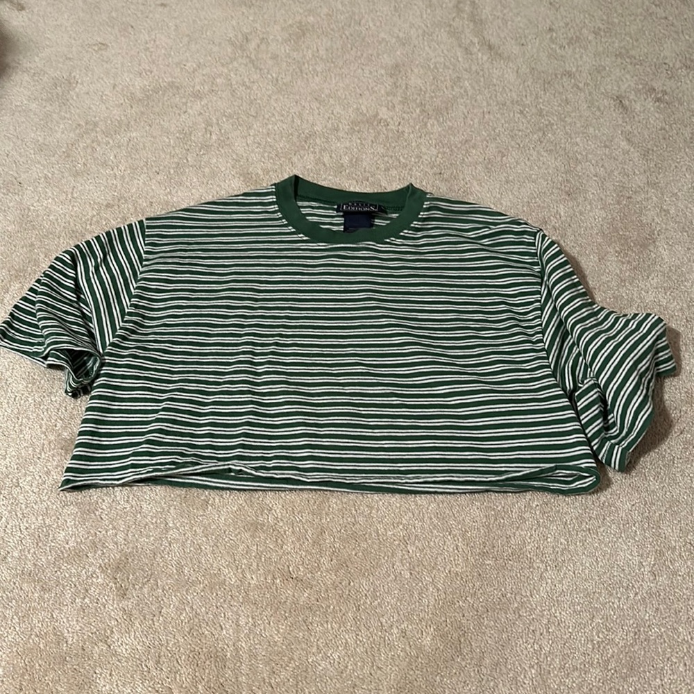 Stripped cropped tshirt